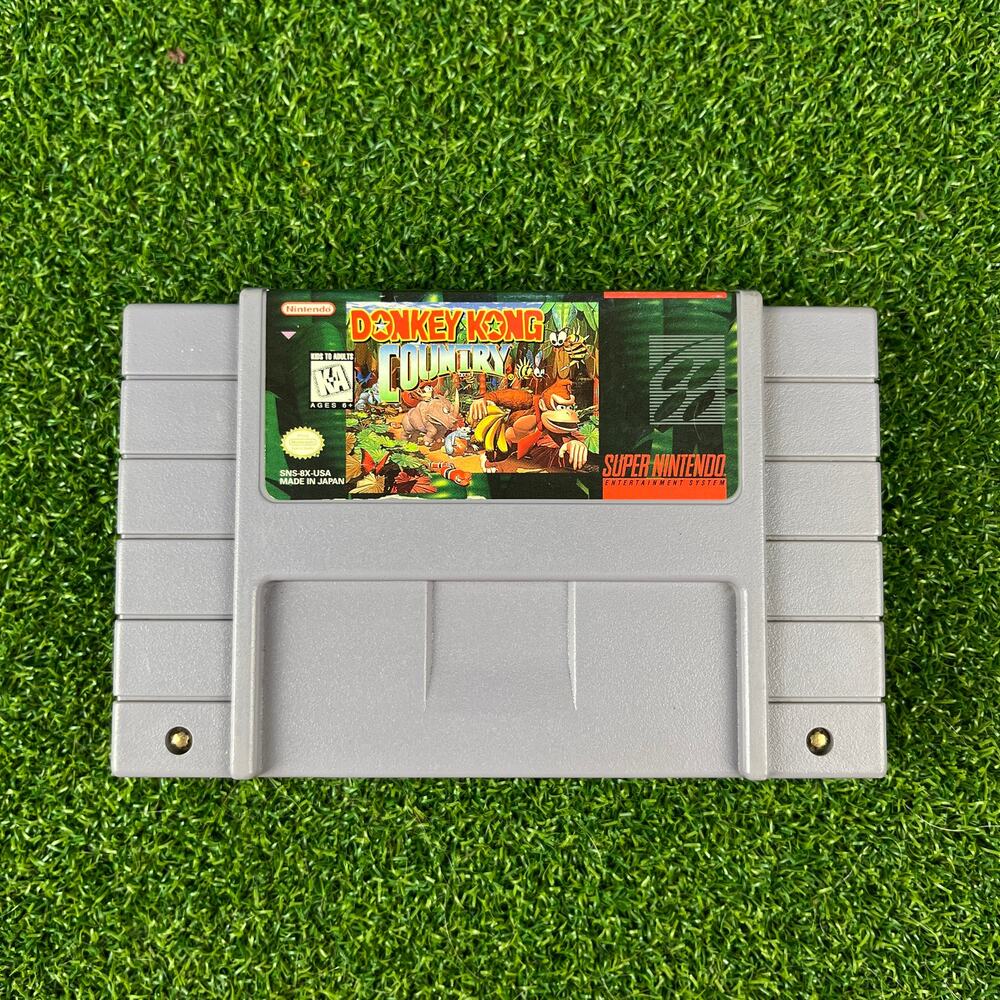 Donkey Kong Country Super Nintendo SNES Authentic OEM Tested Working